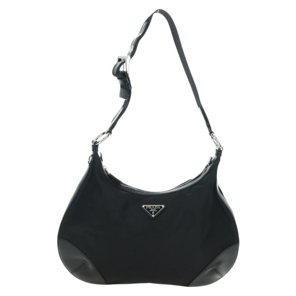 Prada Saffiano Galleria Shoulder Bag Black